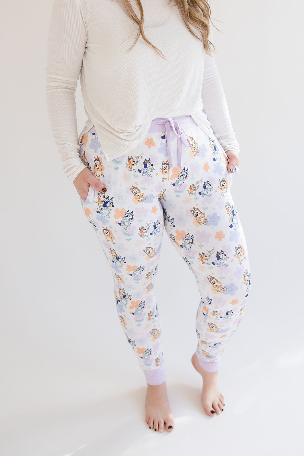 Pups & Petals: Mom Joggers