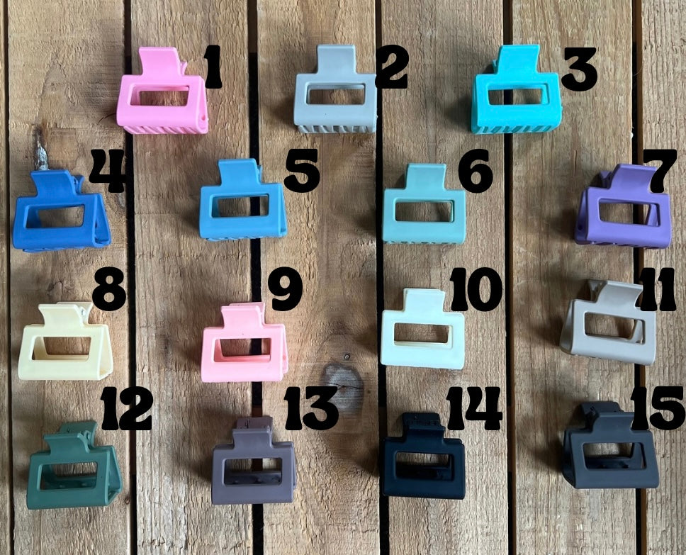 Small Rectangle Hair Claw