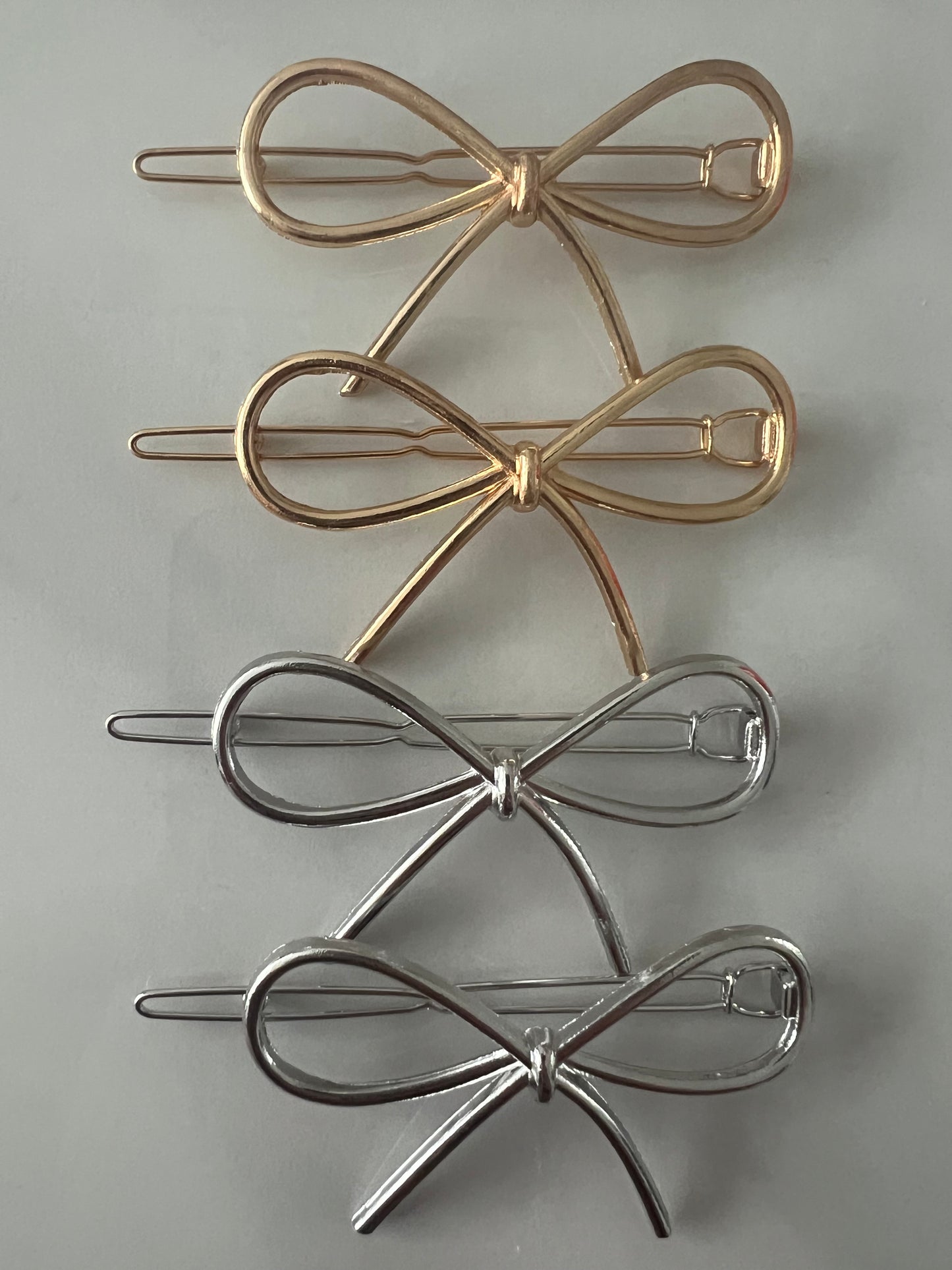 Metal Bow Hair Clip