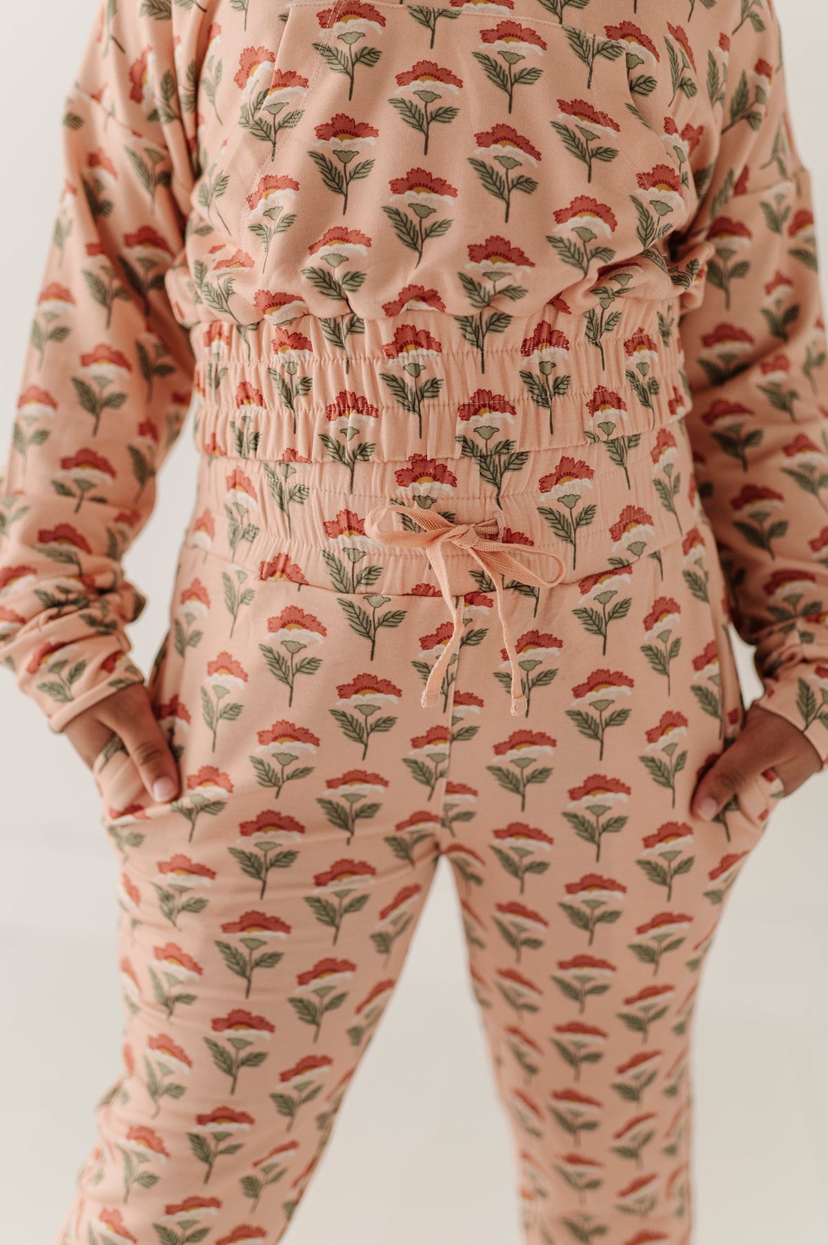 Girls Terry Jogger in Naiara Floral