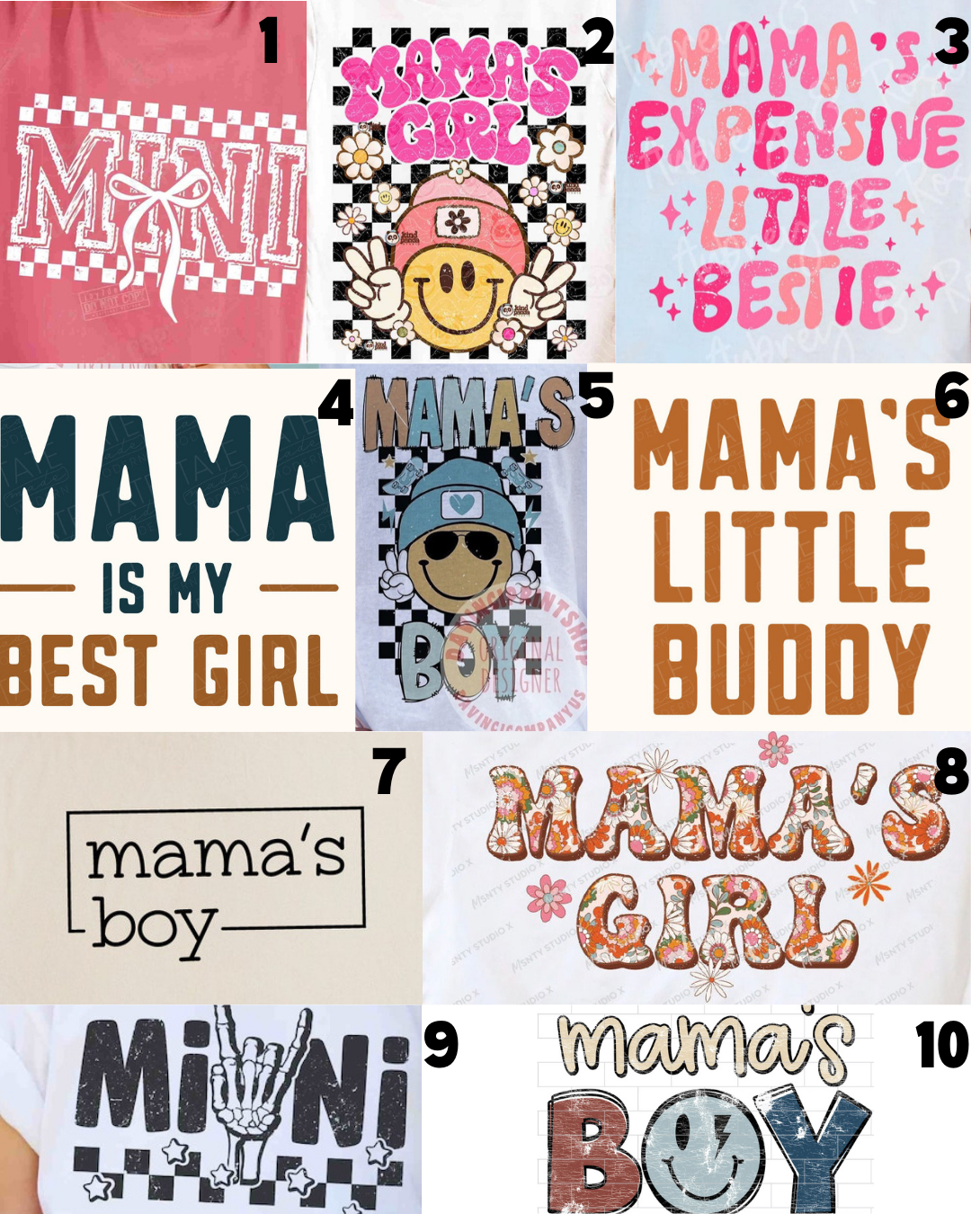 Celebrate Moms Tee Preorder- Kids Options