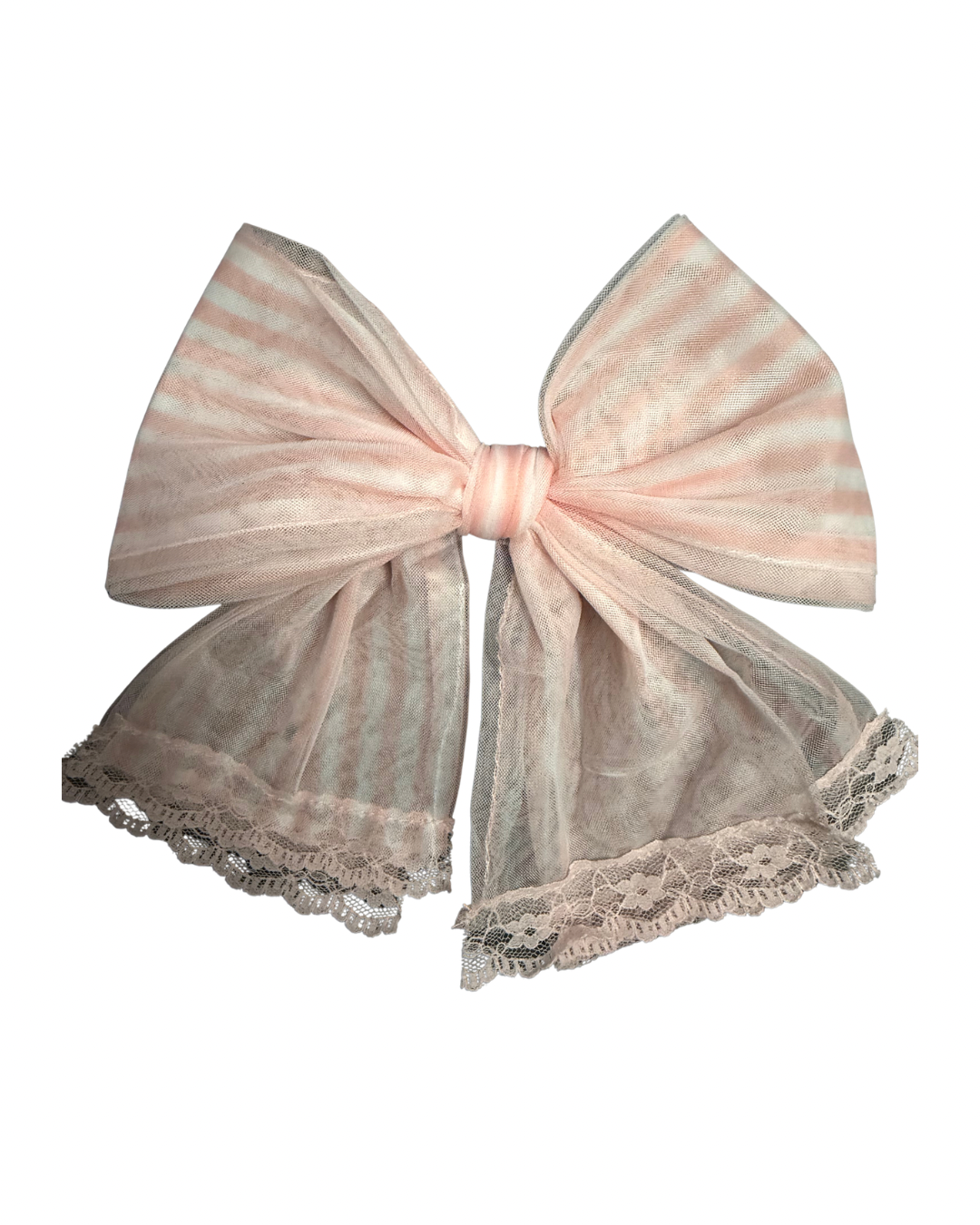 Chiffon Striped Bow