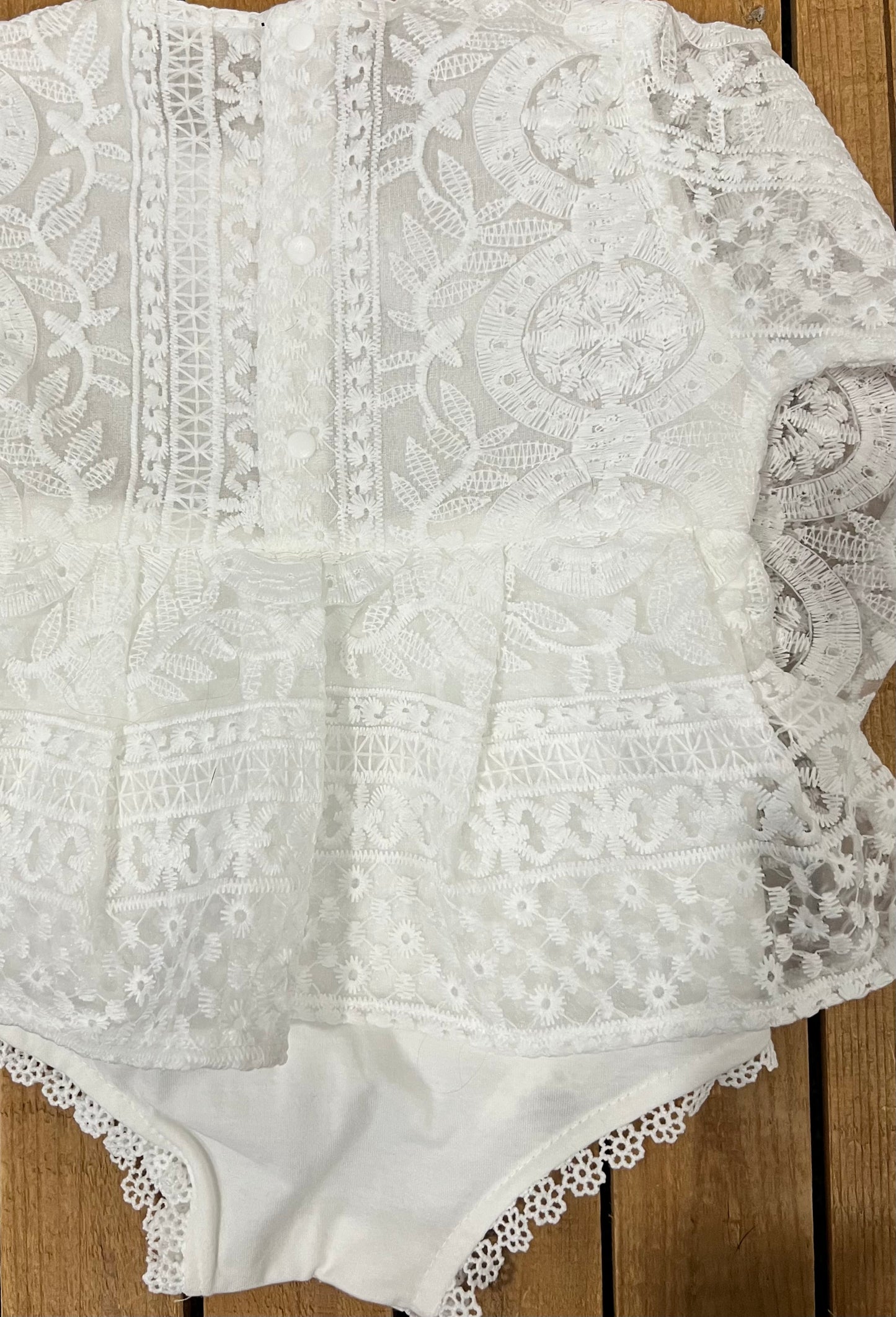 White Lace Romper