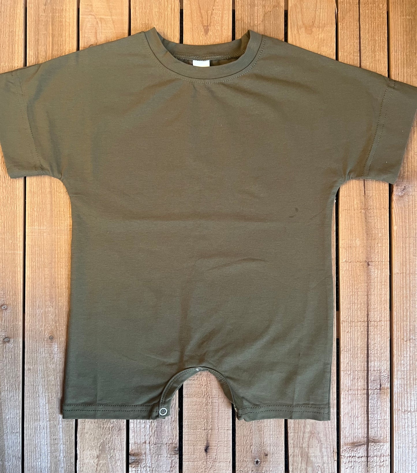 Olive Oversized Romper