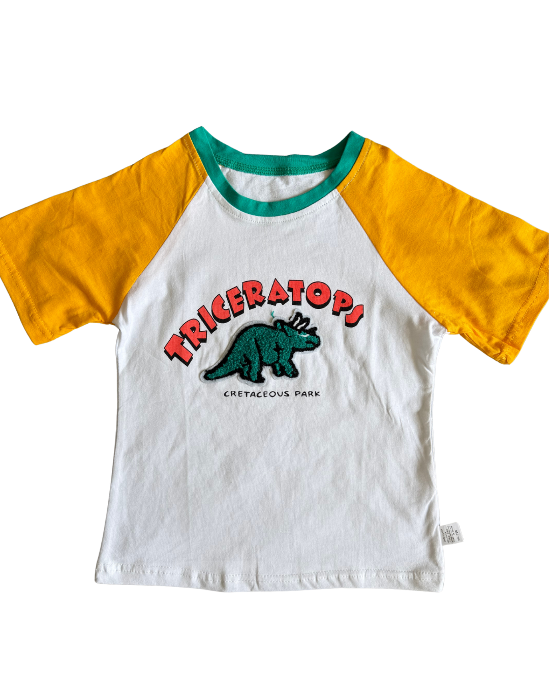 Triceratops Raglan Tee
