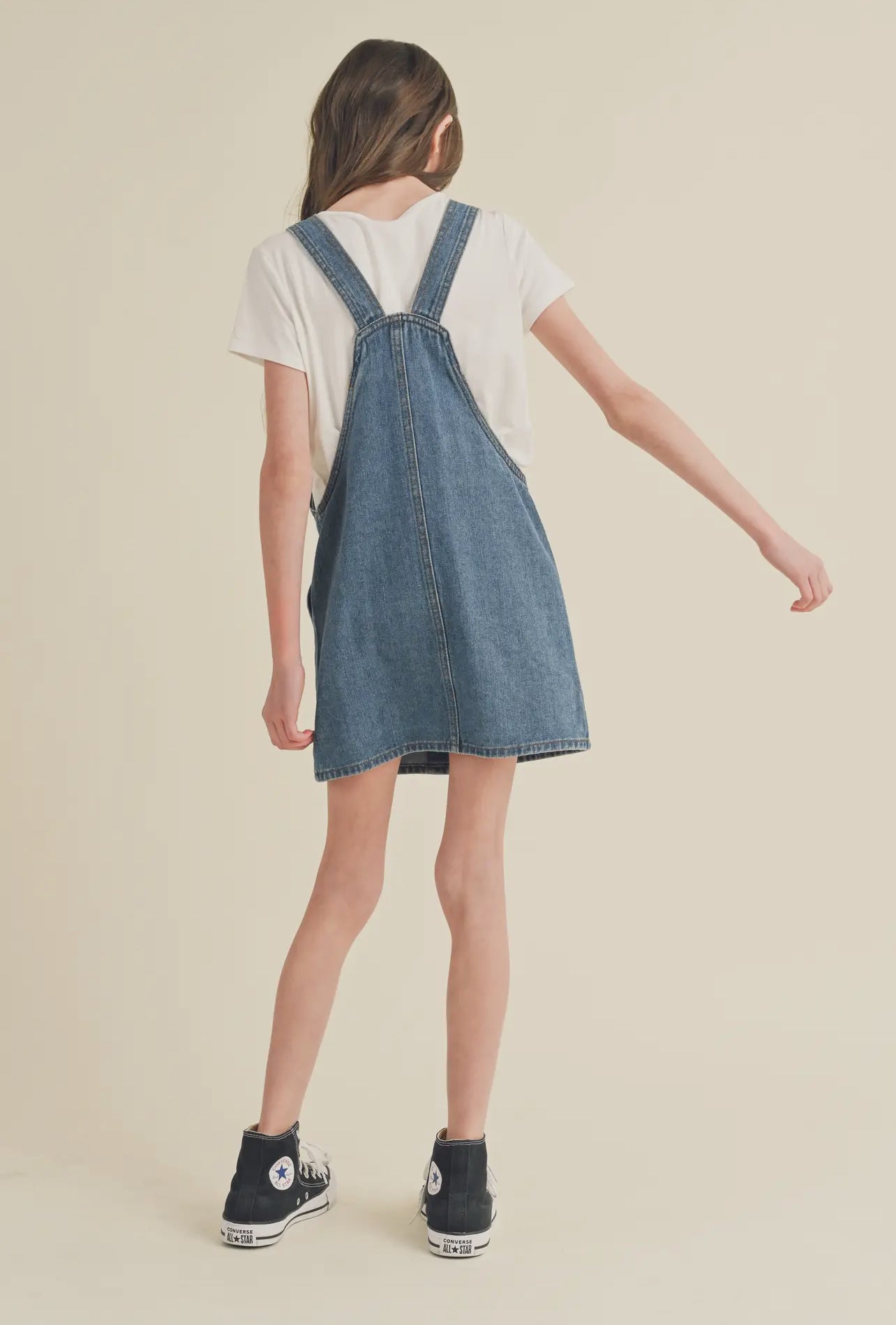 Denim Overall Dress