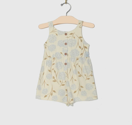 City Mouse Tank Romper- Hydrangea