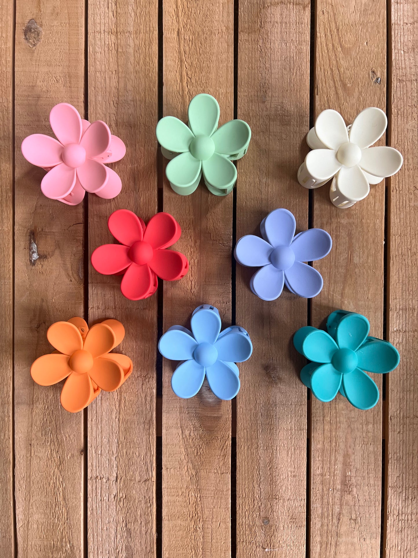 Large Flower Hair Claw