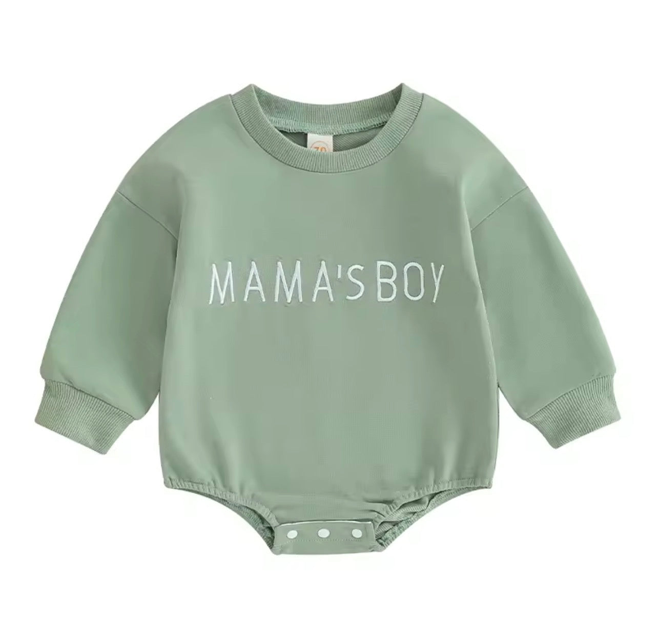 Embroidered Mama’s Boy Romper