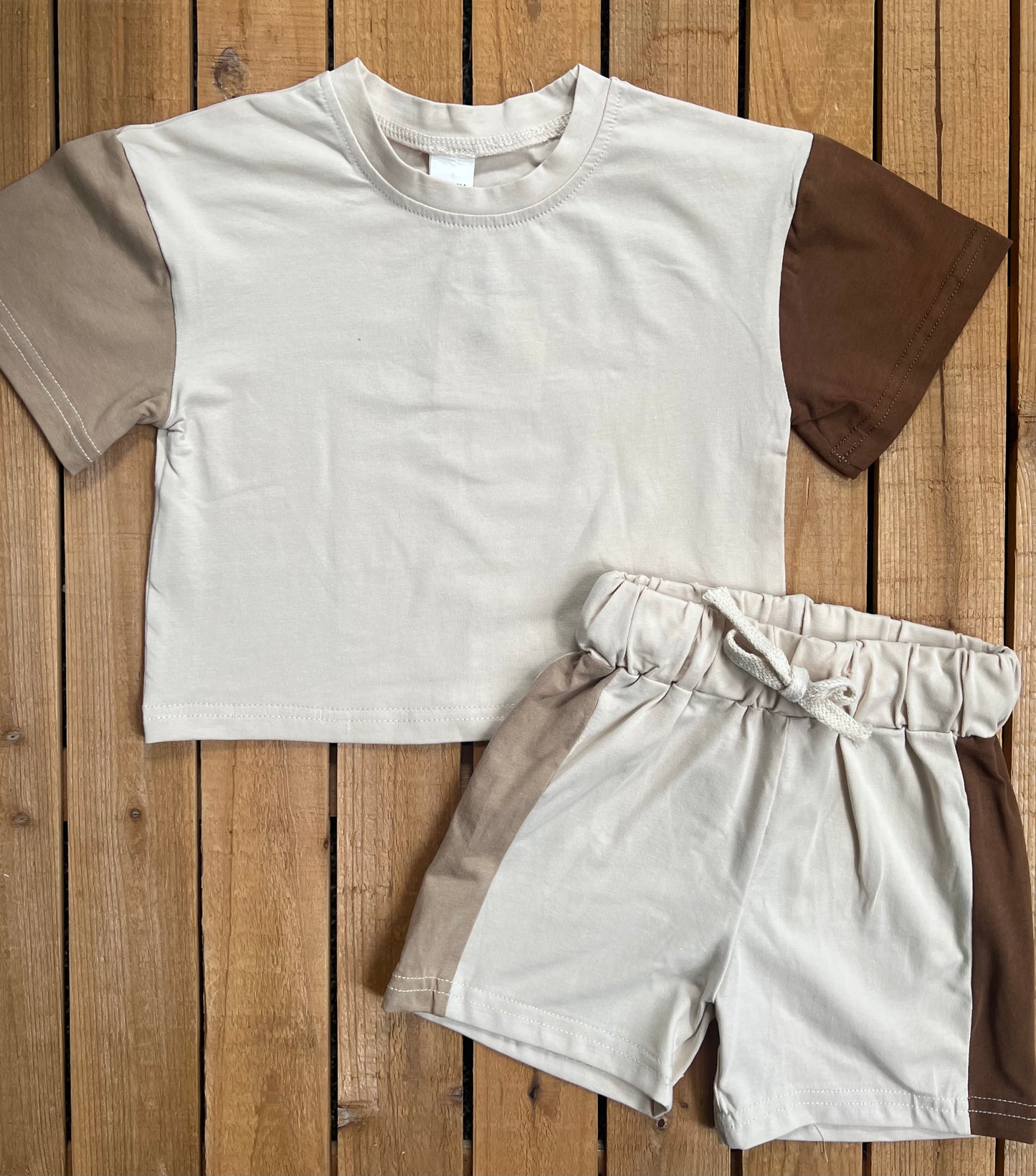 Neutral Colorblock Set