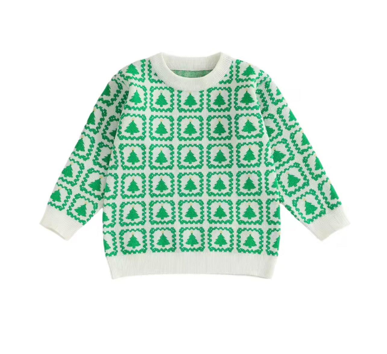 Christmas Tree Blocks Sweater