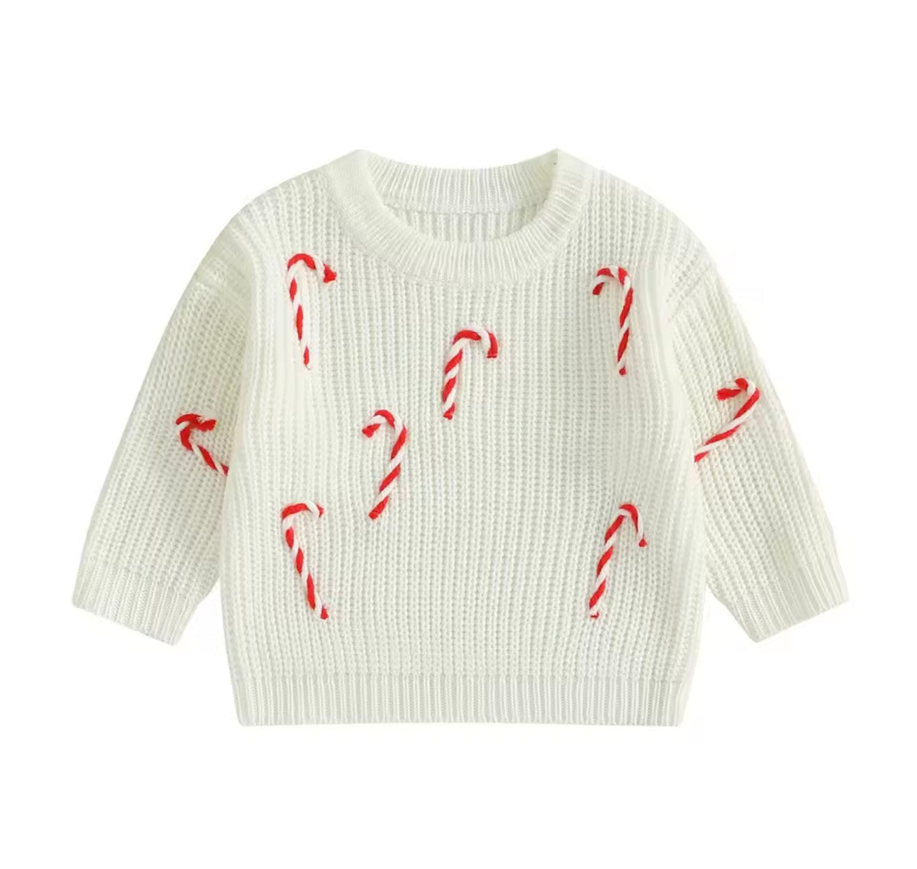 Candy Cane Knit Sweater
