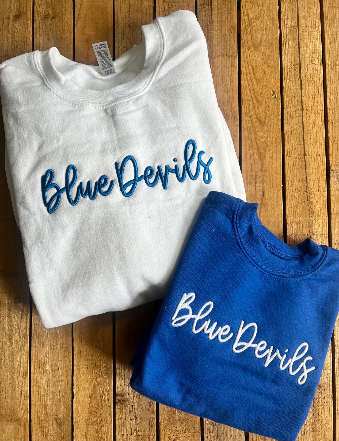 School Spirit Customizable Embroidered Sweatshirt