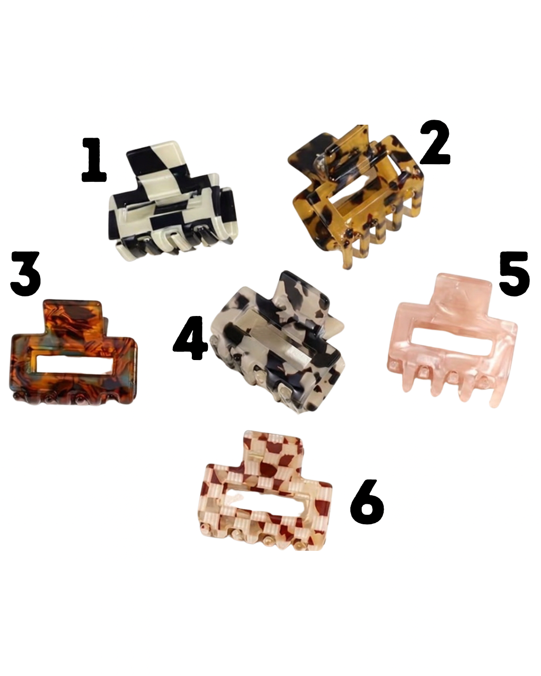 Small Rectangle Hair Claw