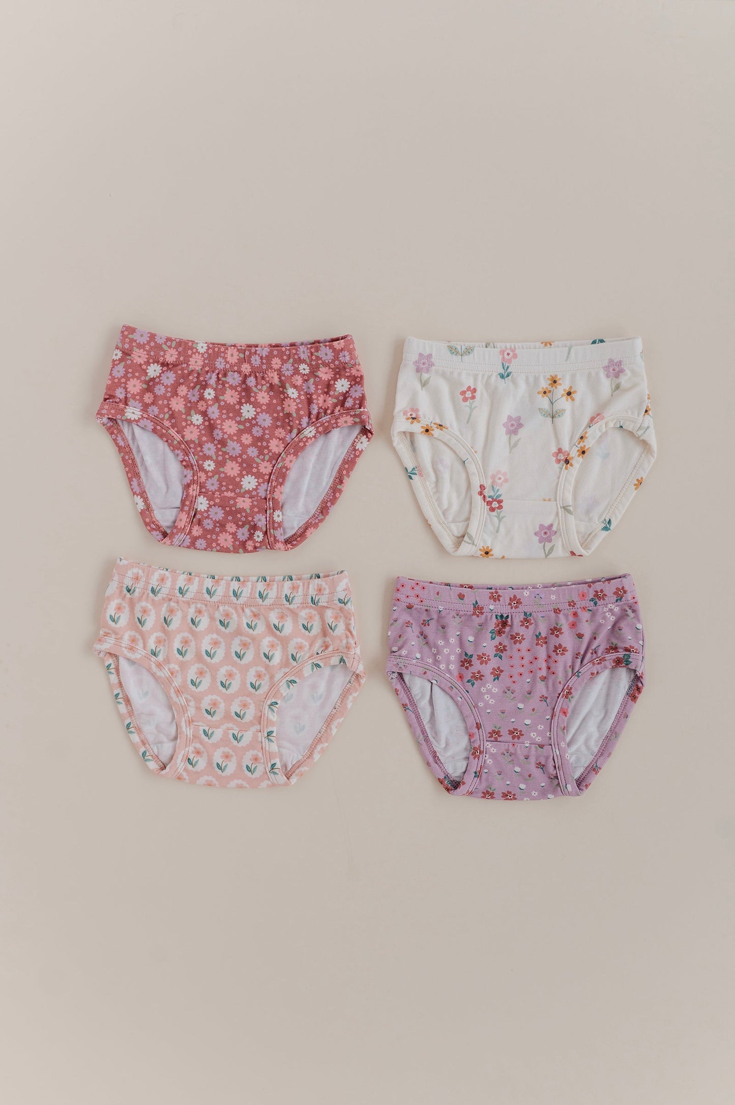 Girls Underwear in Meadow Bloom