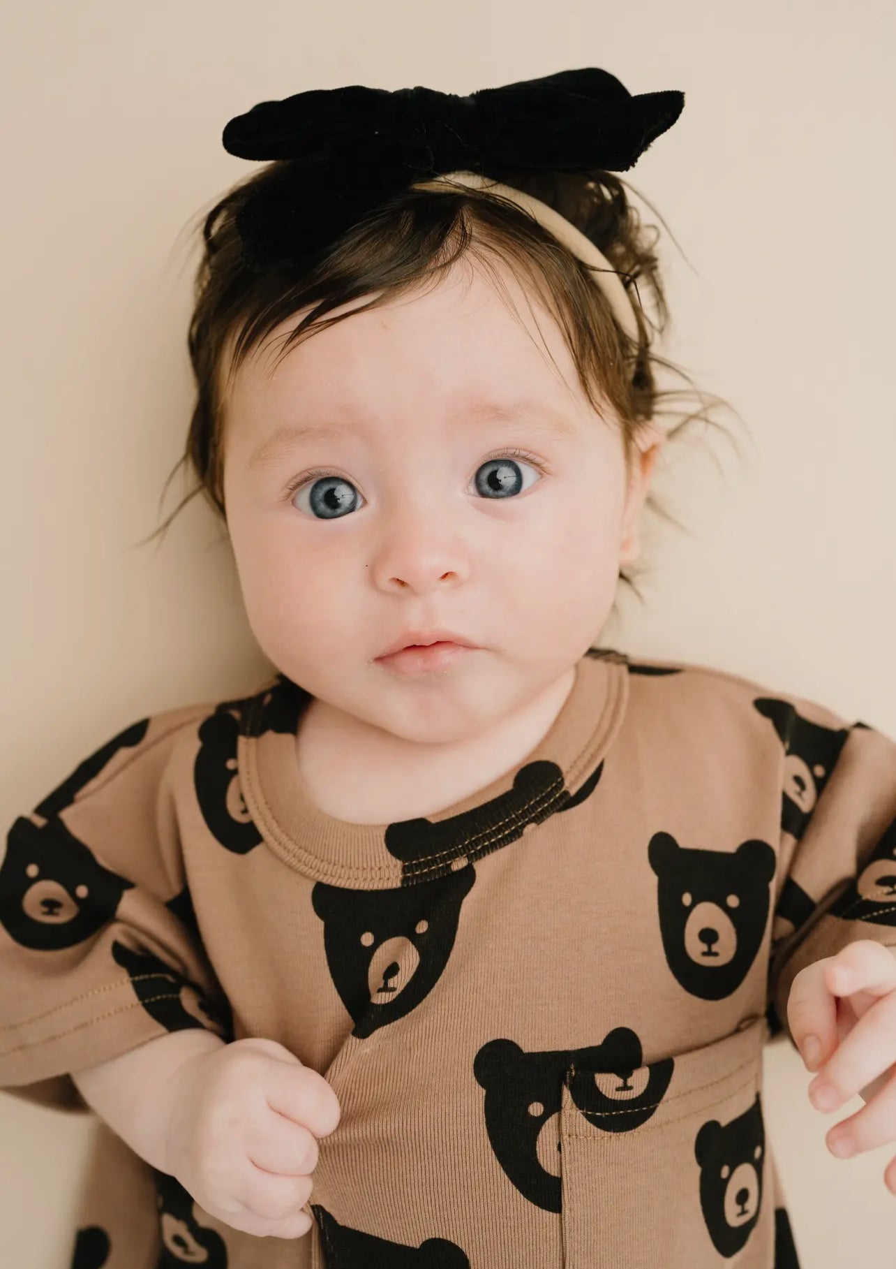 Brown Bear Pocket Romper