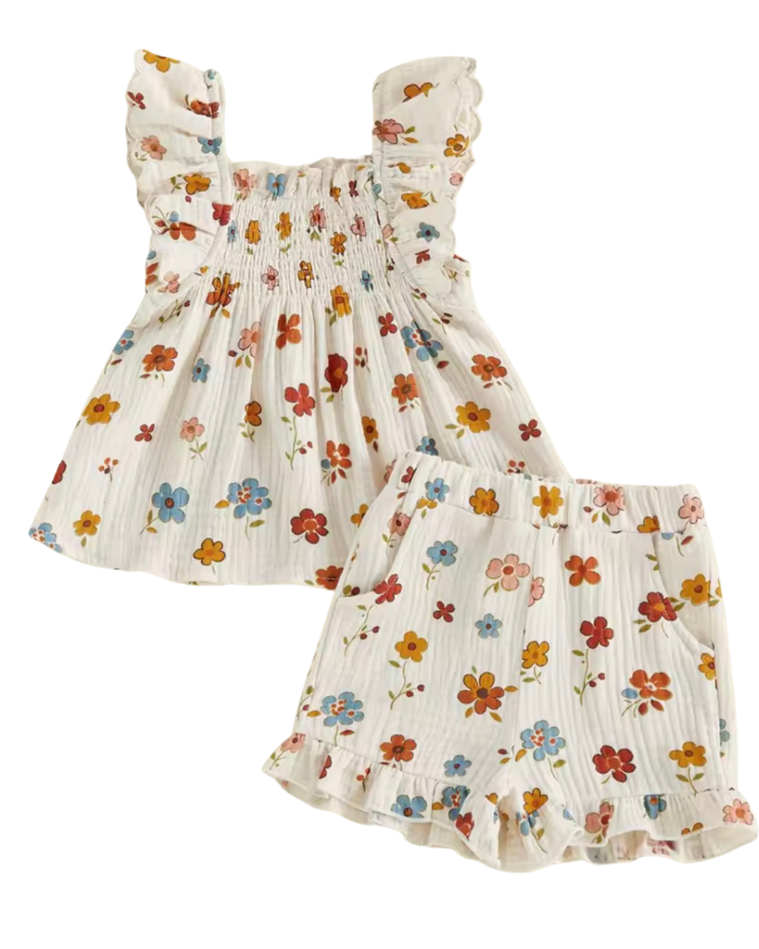 Daisy Flutter Sleeve Set