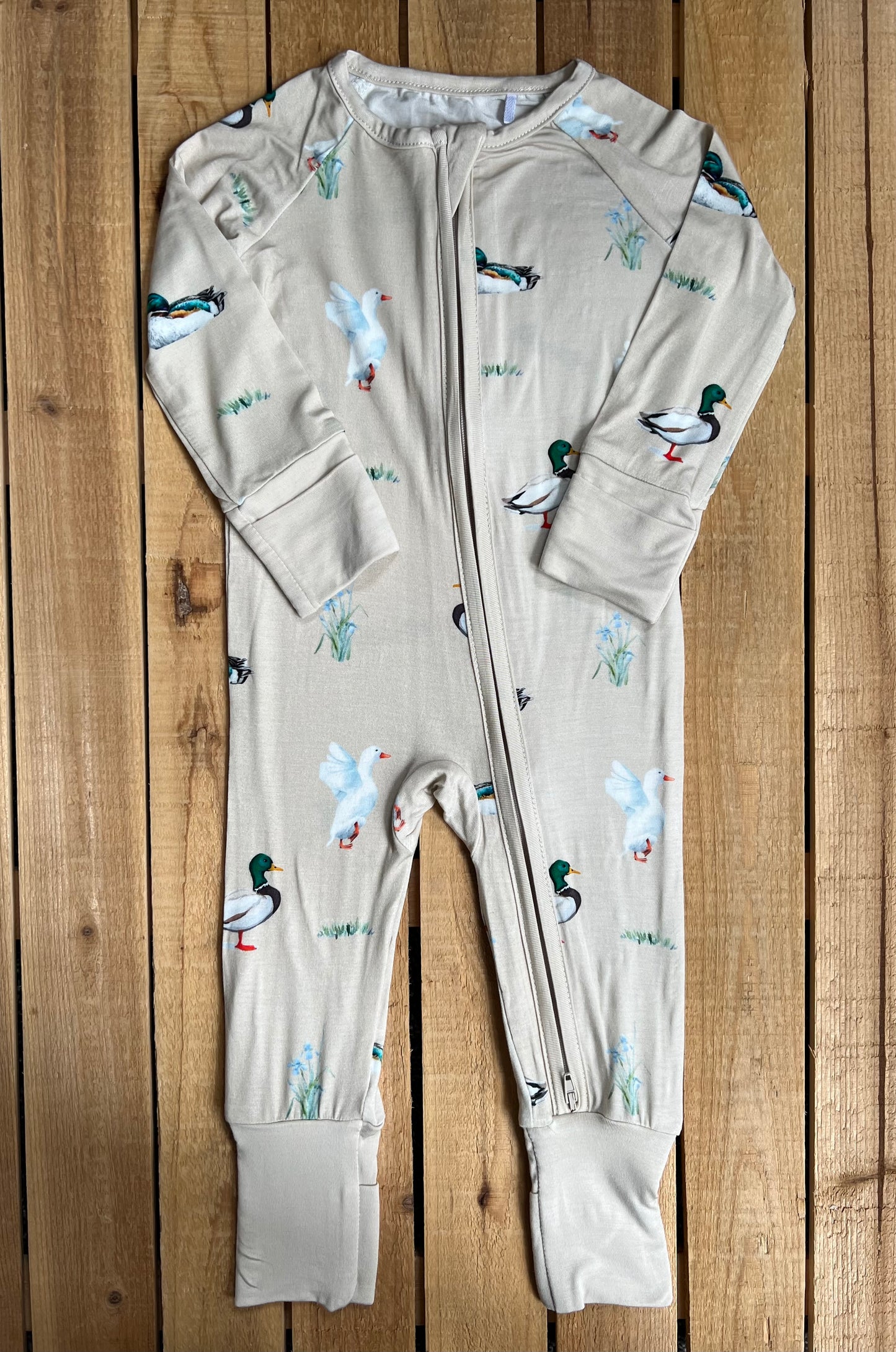 Duck Print Bamboo Sleeper