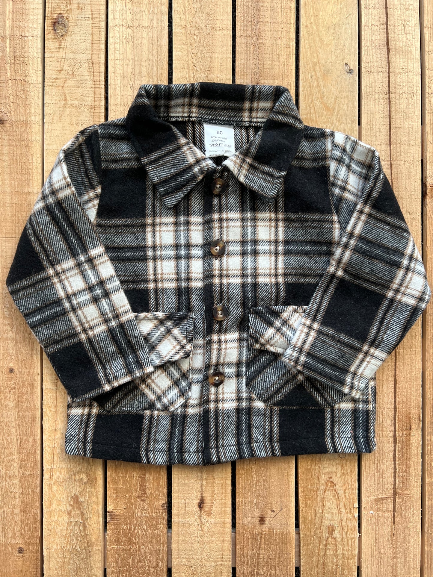 Neutral Plaid Shacket