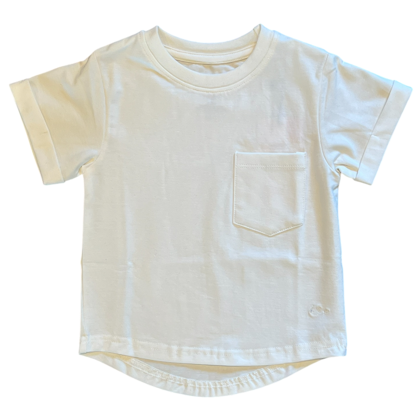 Ivory Boxy Kids Tee