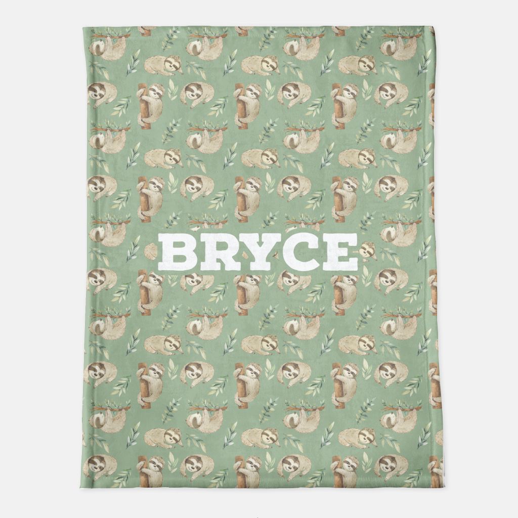 Bryce Personalized Minky Blanket