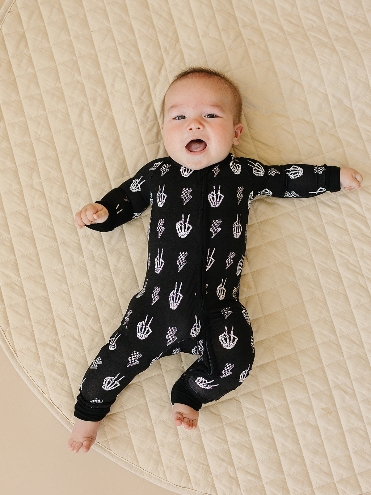 Bamboo Zip Romper | Skelly Vibes
