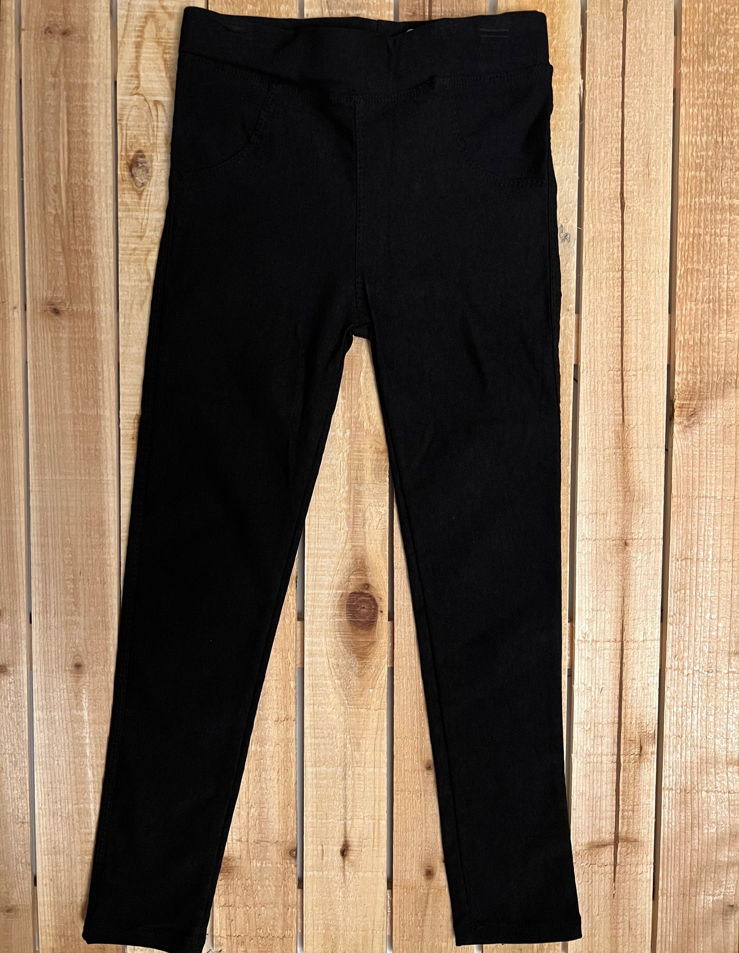 Black Leggings with Back Pockets