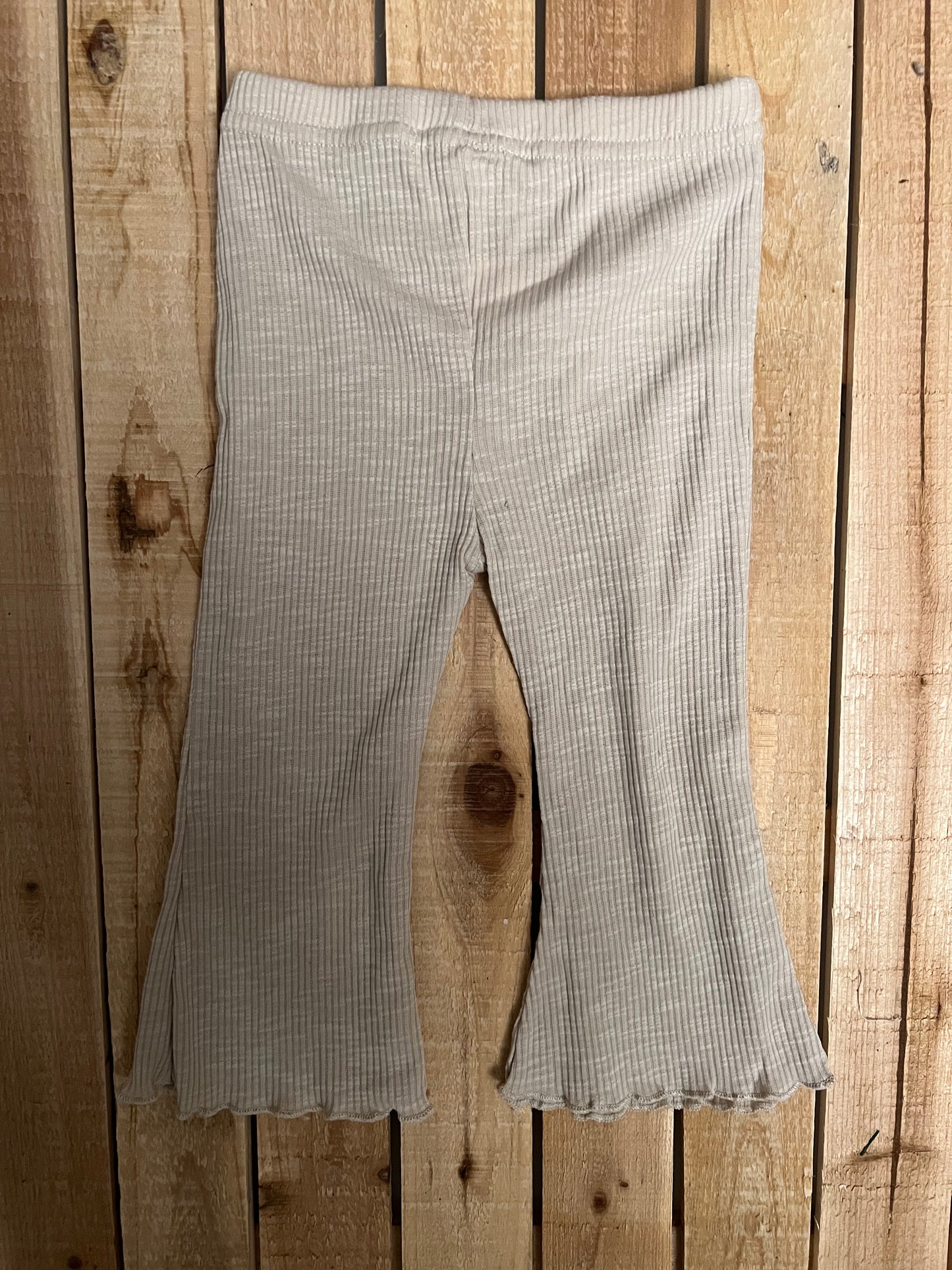 Ribbed Flare Pants