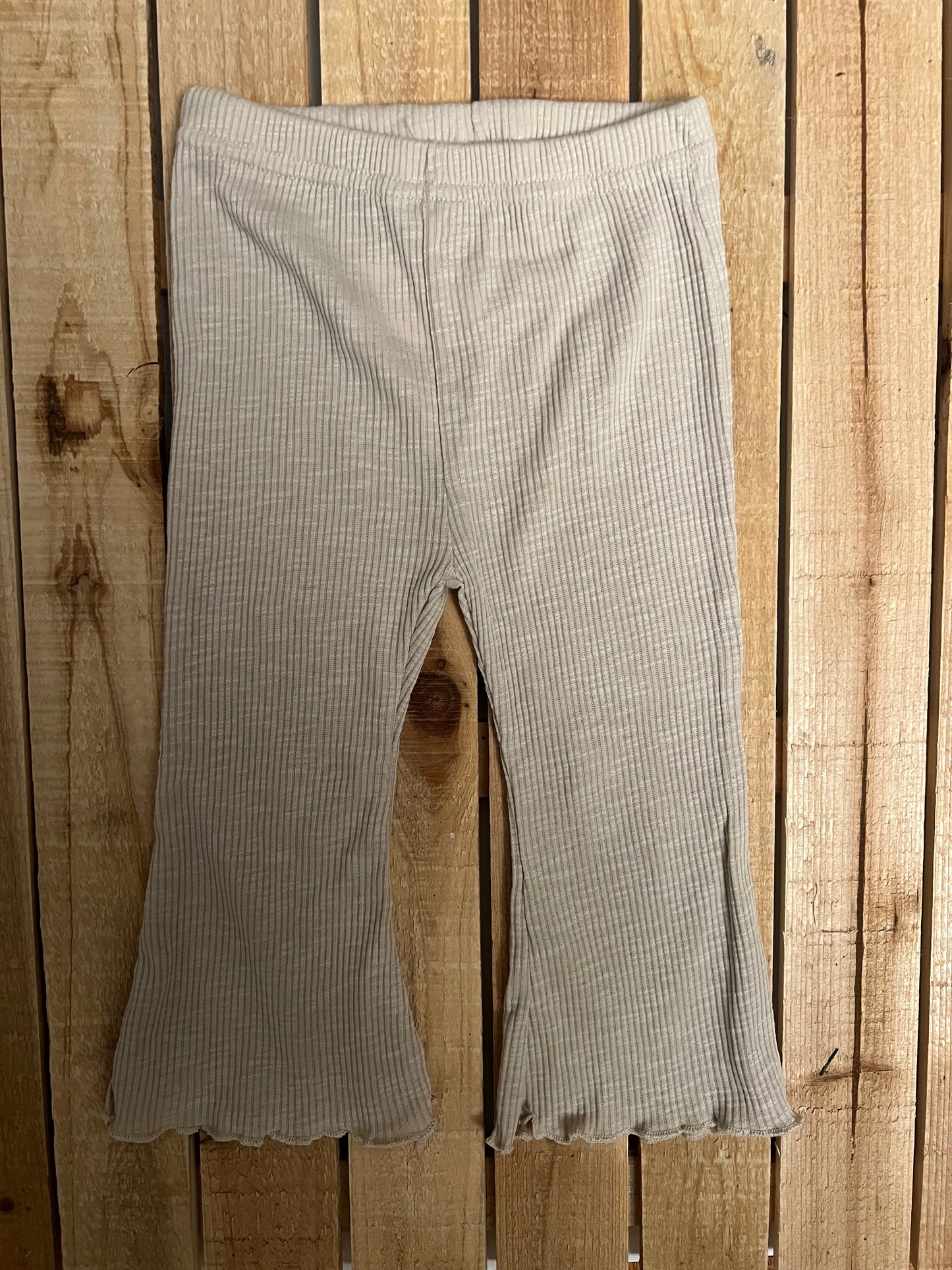 Ribbed Flare Pants