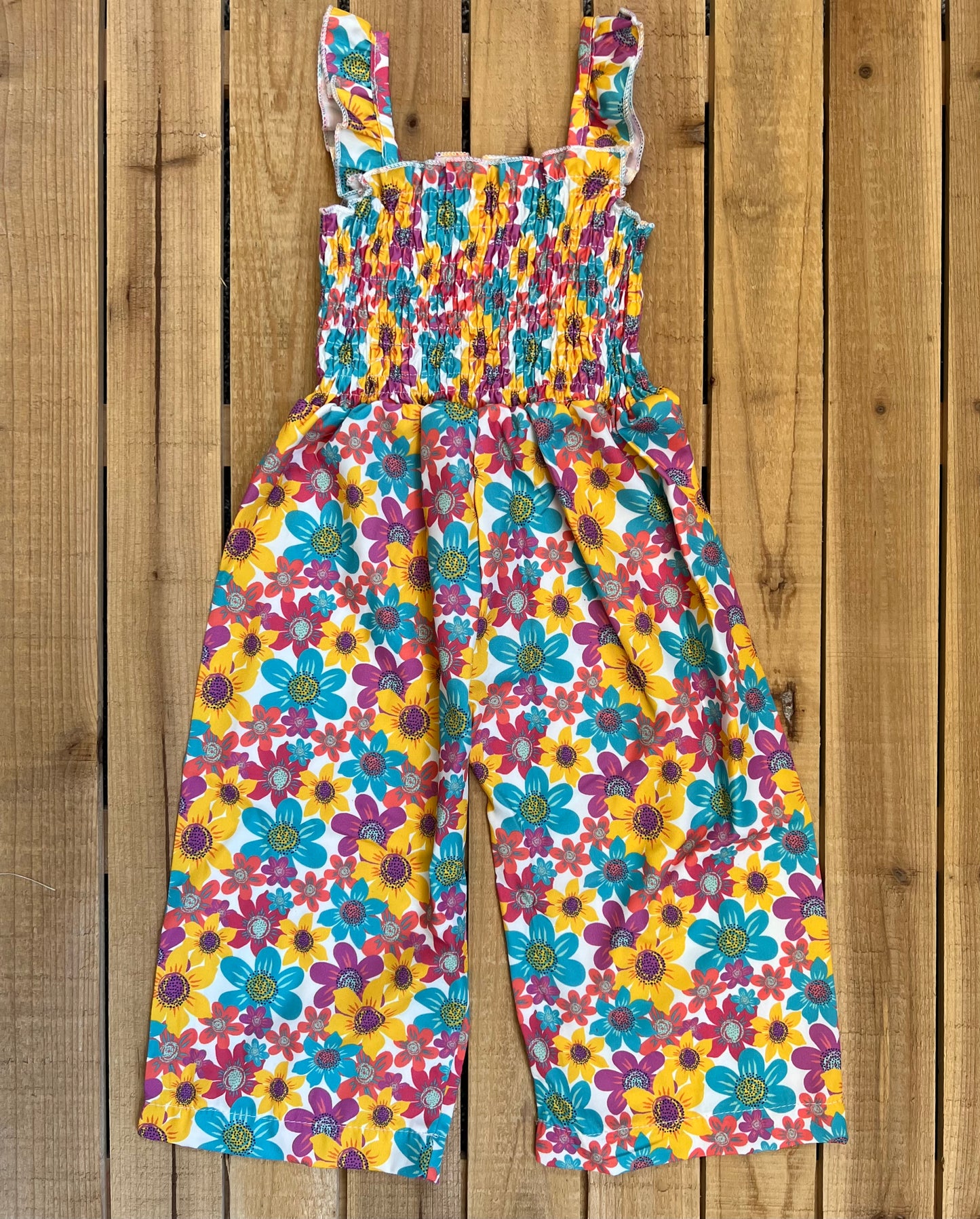 Vibrant Floral Romper