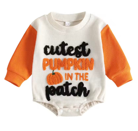 Cutest Pumpkin in the Patch Romper