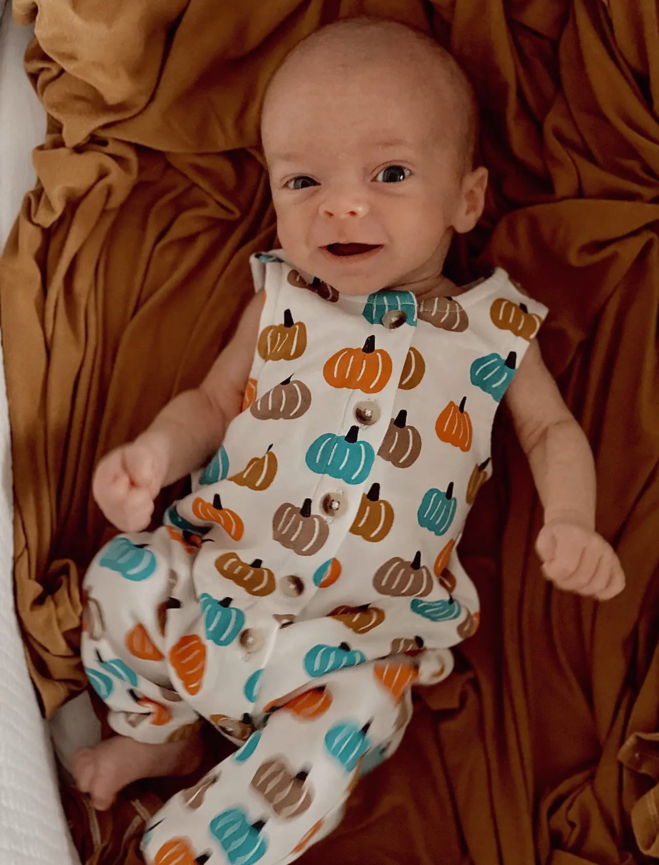 Pumpkin Patch / Organic Bay Jumpsuit