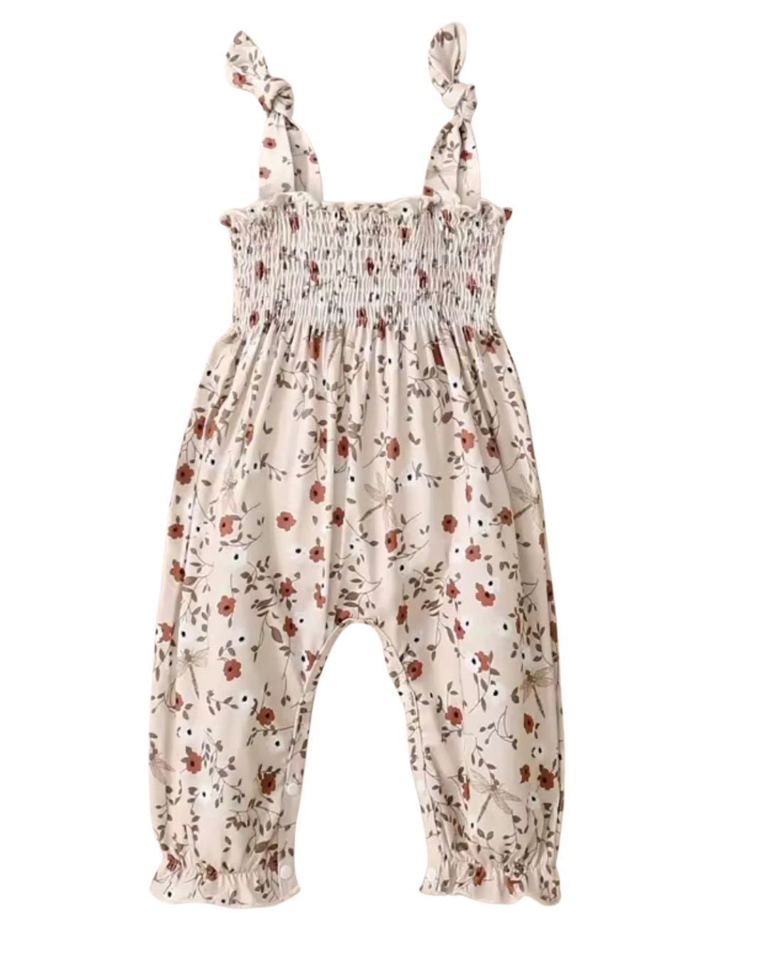 Floral Smocked Romper