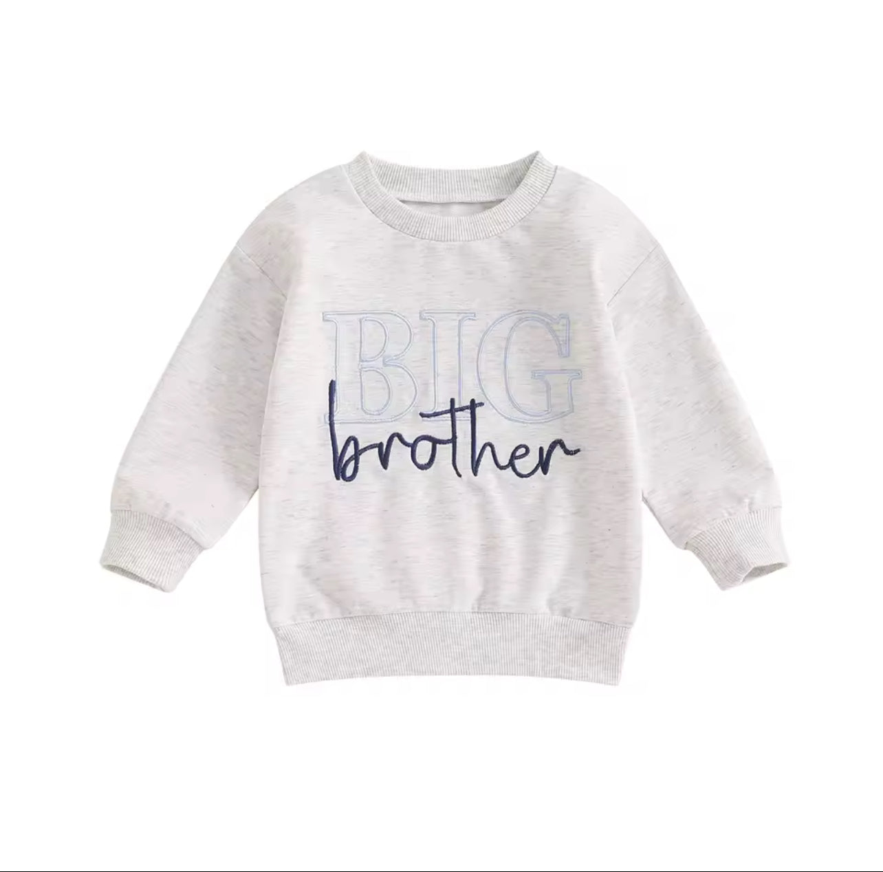 Embroidered Big Brother Pullover