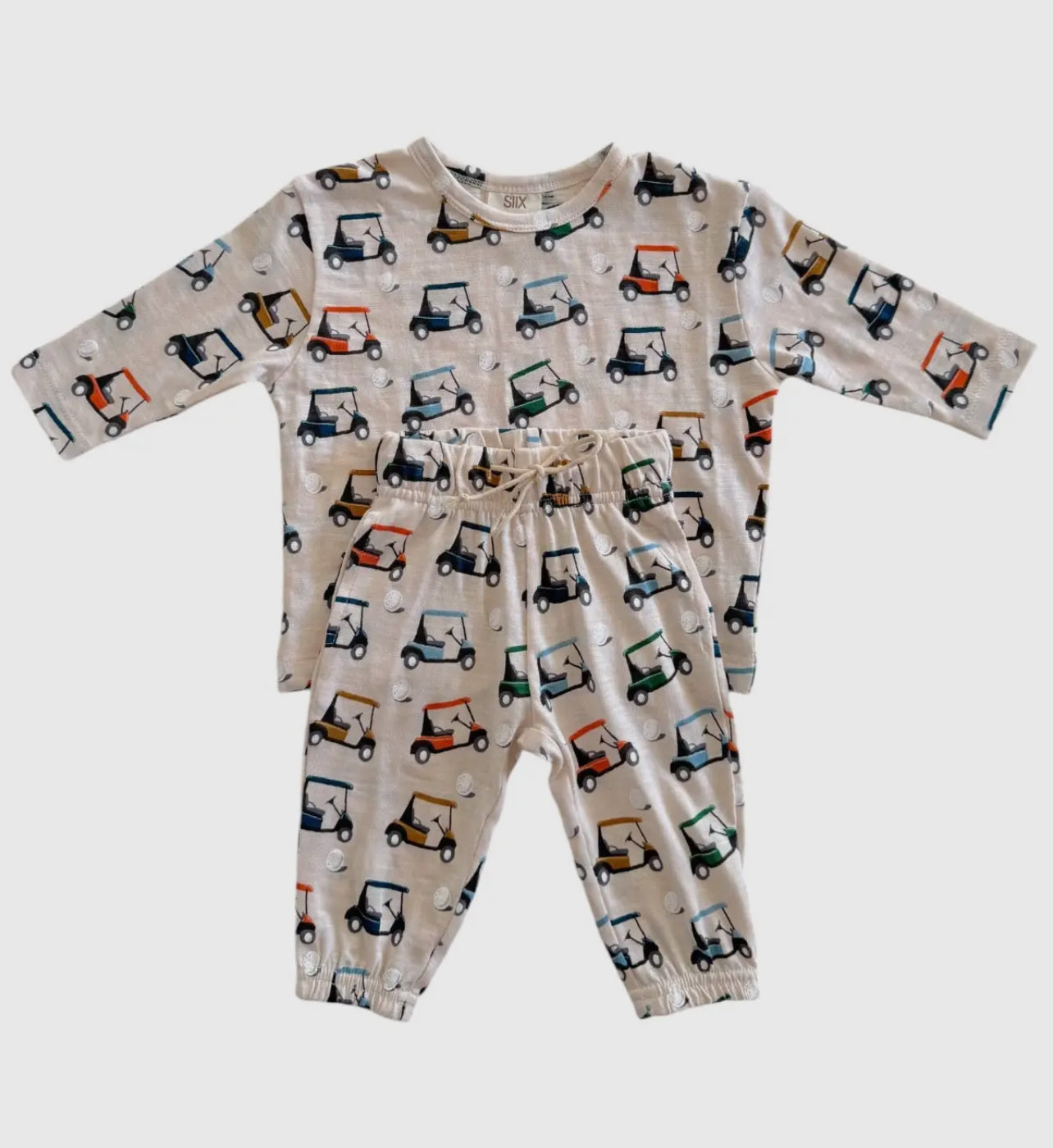 Golf Cart / Organic Long Sleeve Tee & Pant Set