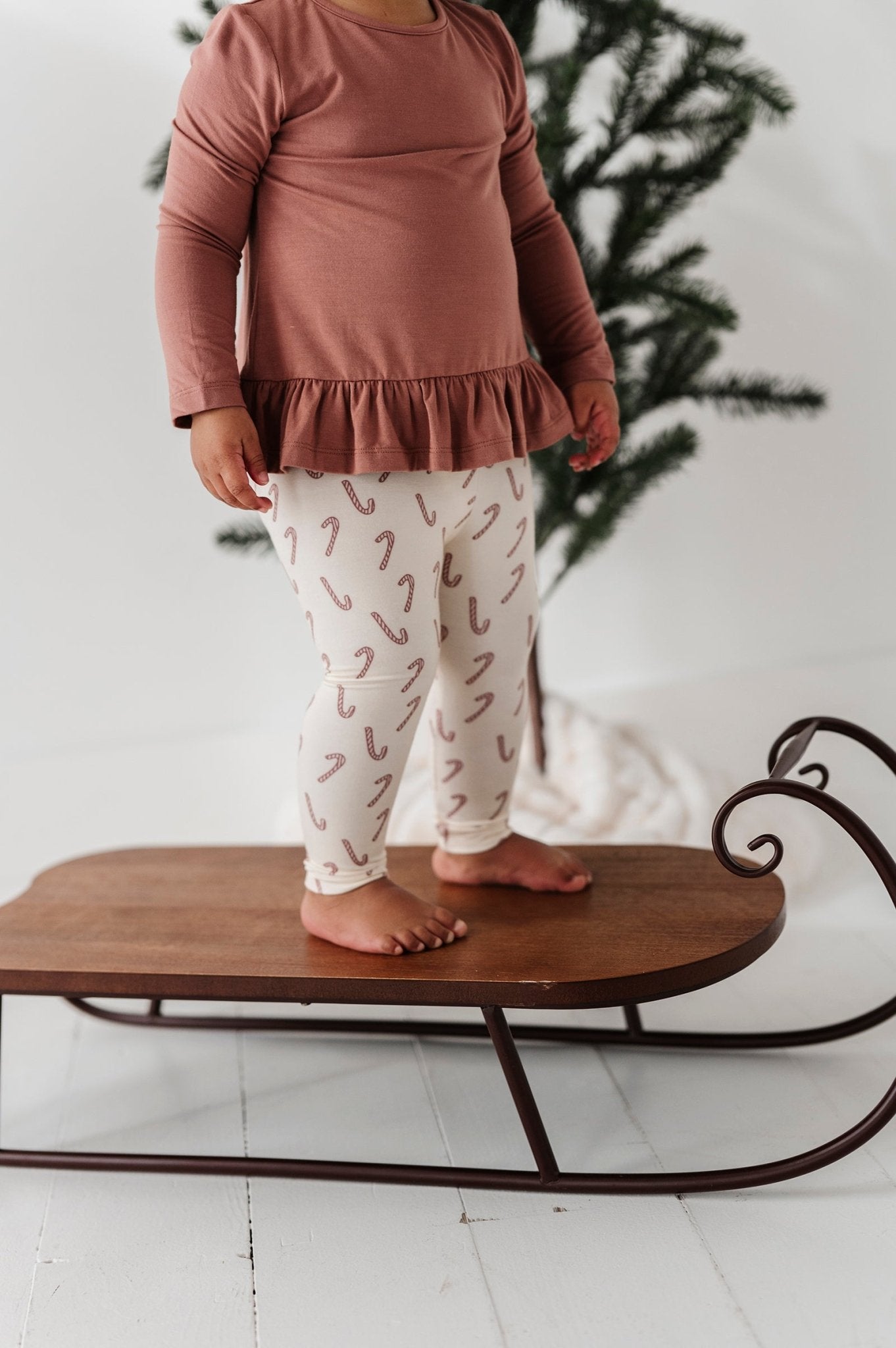 Girl's Long Sleeve Peplum Set