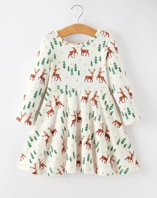 Deer Twirl Dress