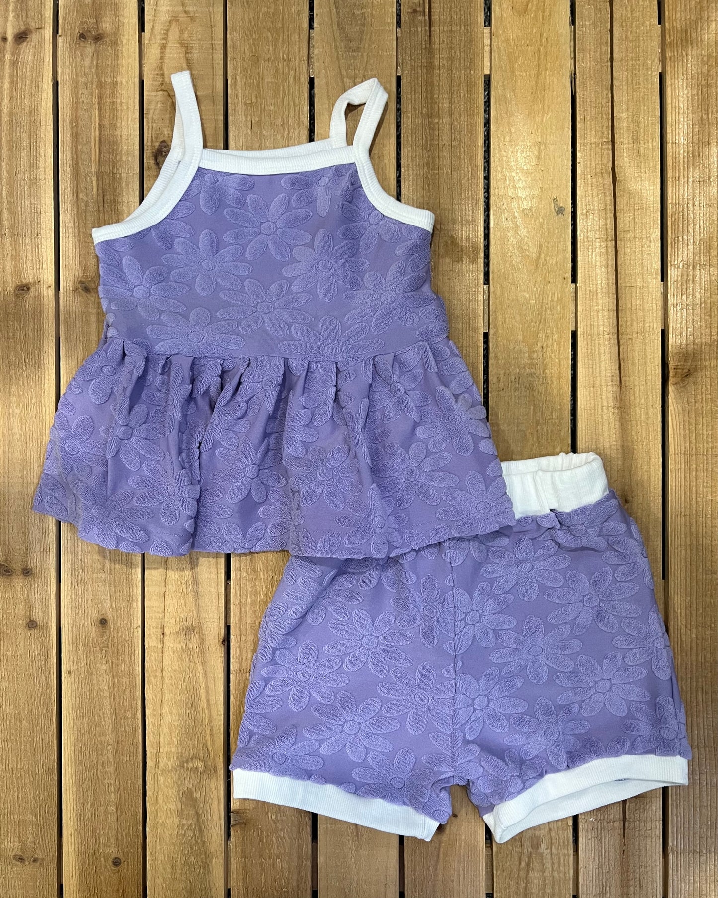 Terry Daisy Tank Set