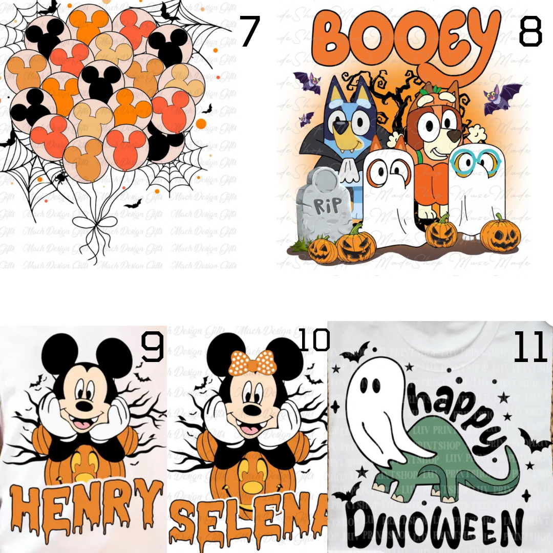 Halloween Tee Preorder- Kids Short Sleeve Options