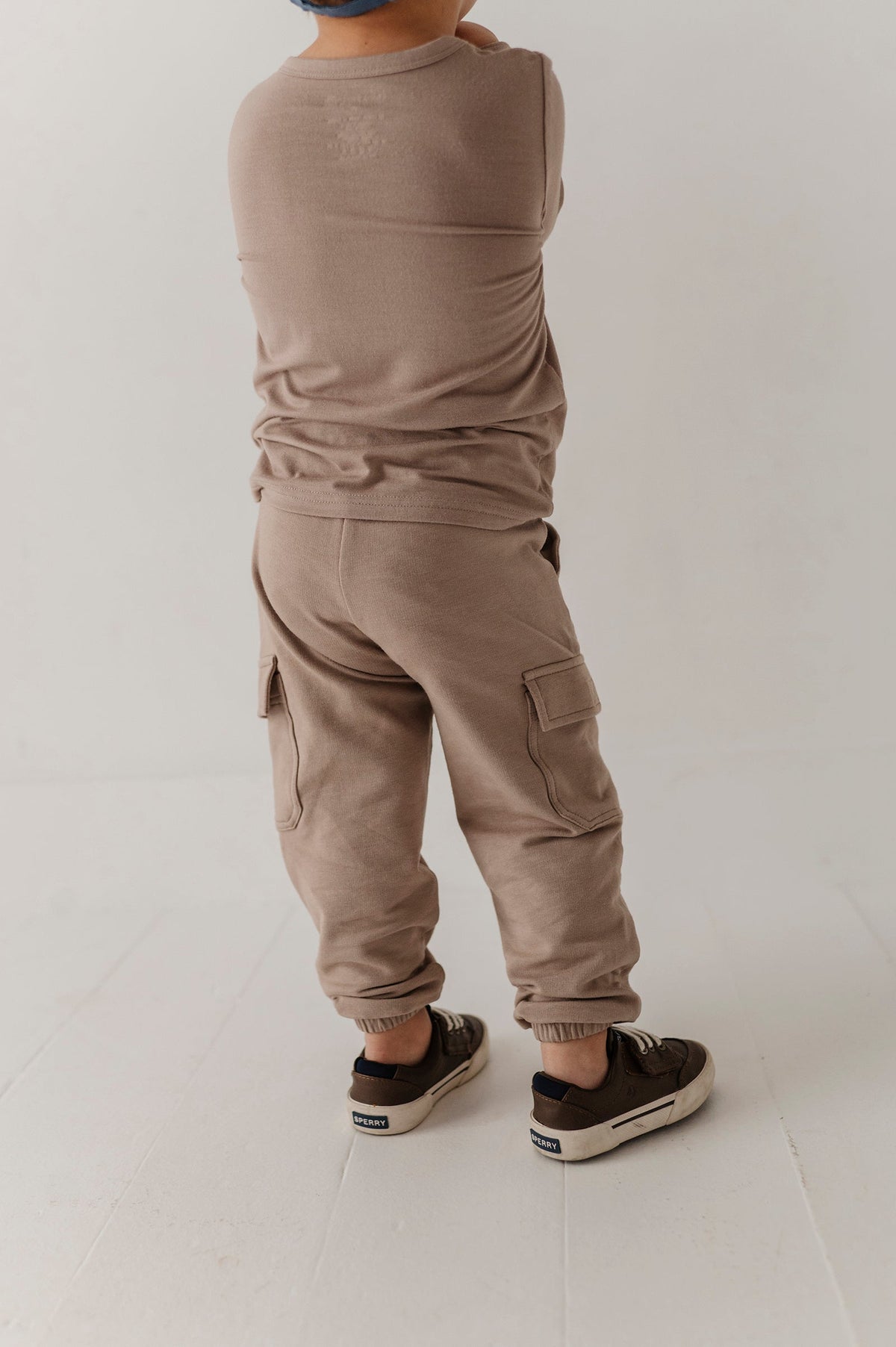 Boys Cargo Pants in Portabella