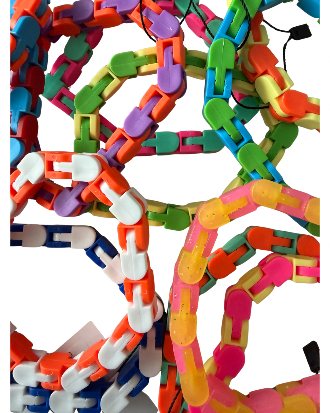 Miscellaneous Color Snake Link Fidgets
