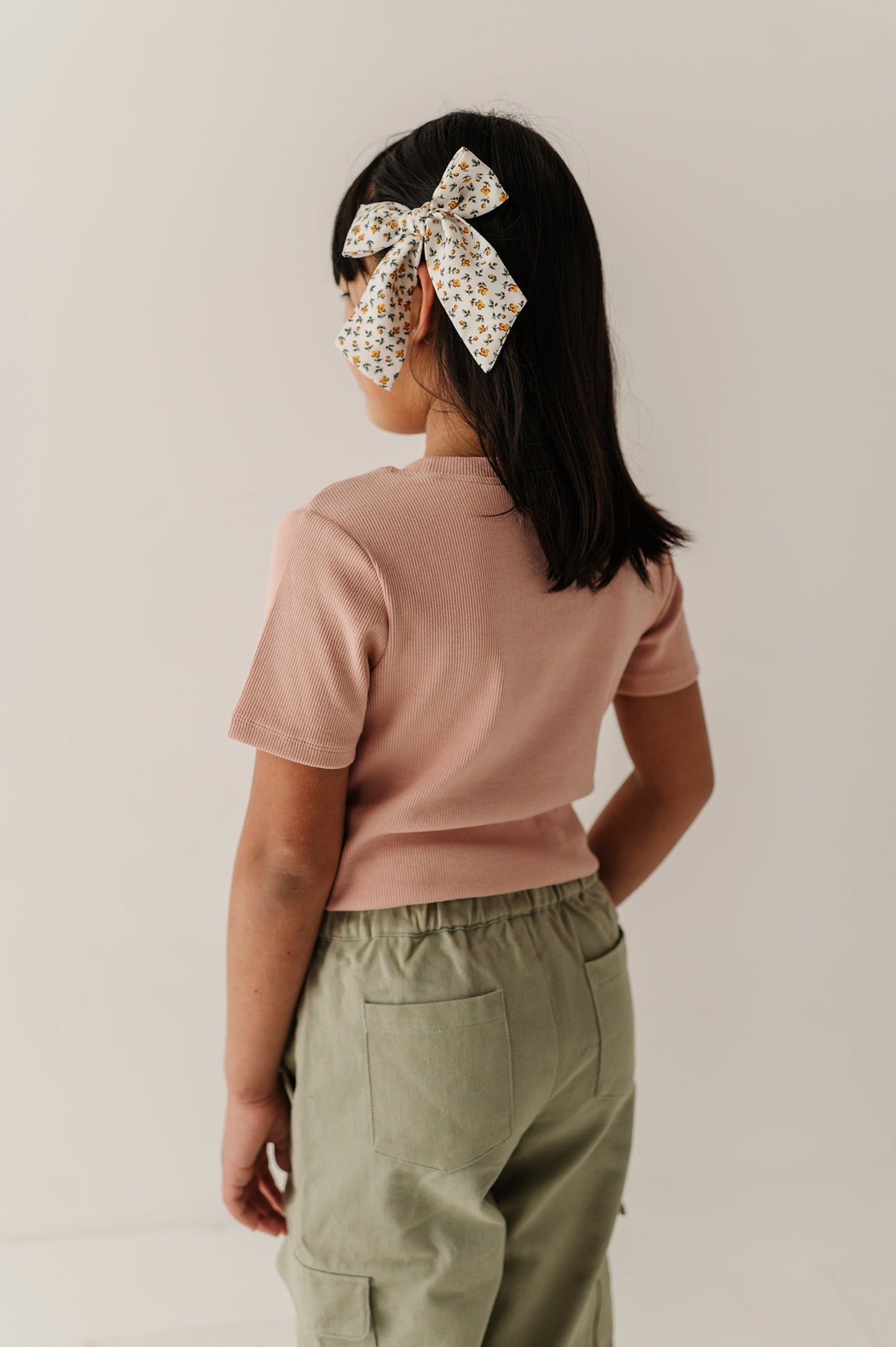 Girls Cargo Utility Pant in Evergreen