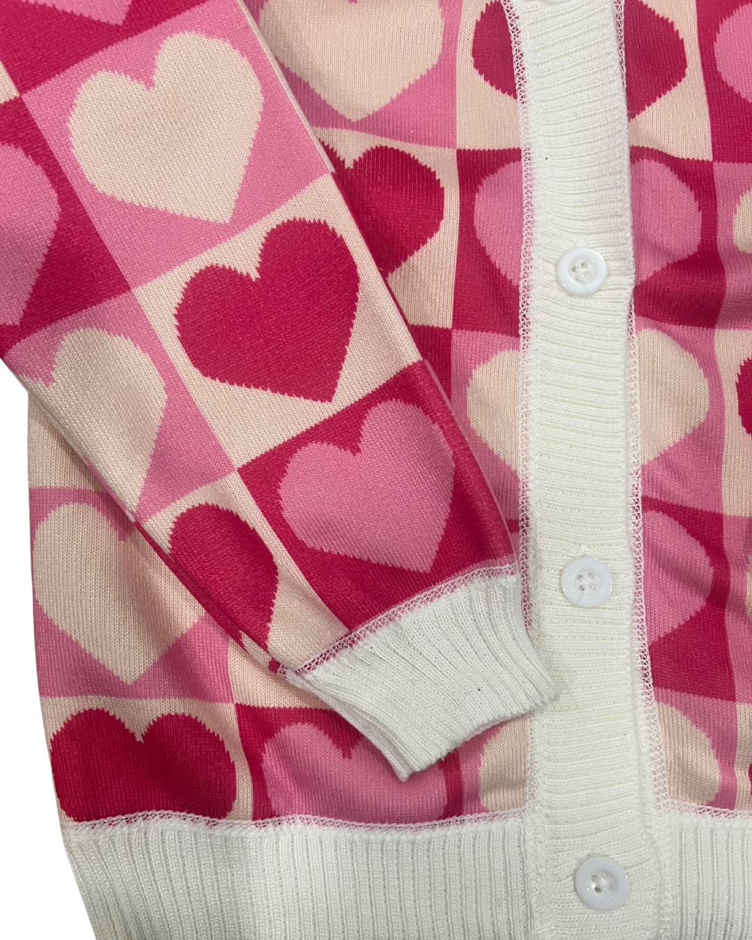Checkered Hearts Cardigan