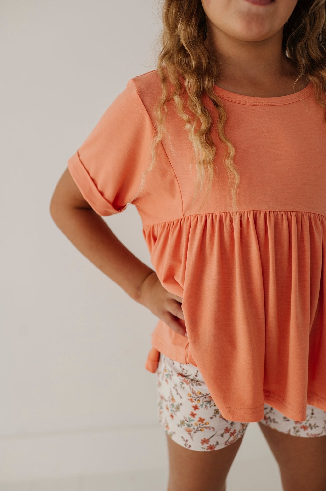 Girl's Printed Twill Shorts
