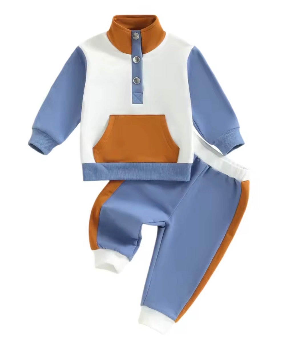 Color Block Jogger Set