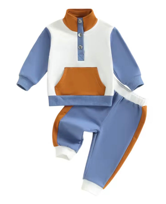 Color Block Jogger Set