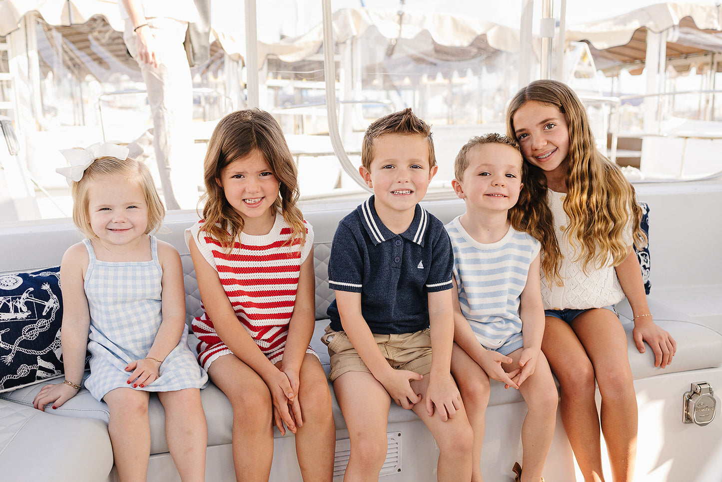 Collared Sailboat Knit Shirt