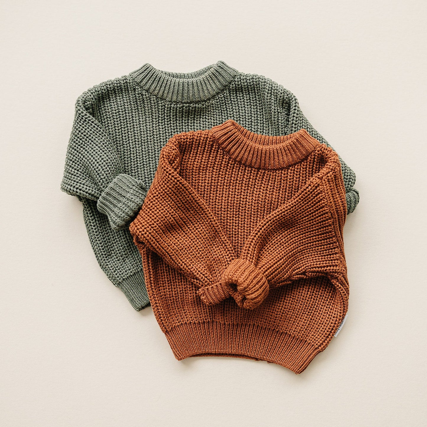 Chunky Knit Sweater | Green