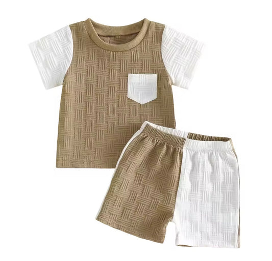 Woven Color Block Set