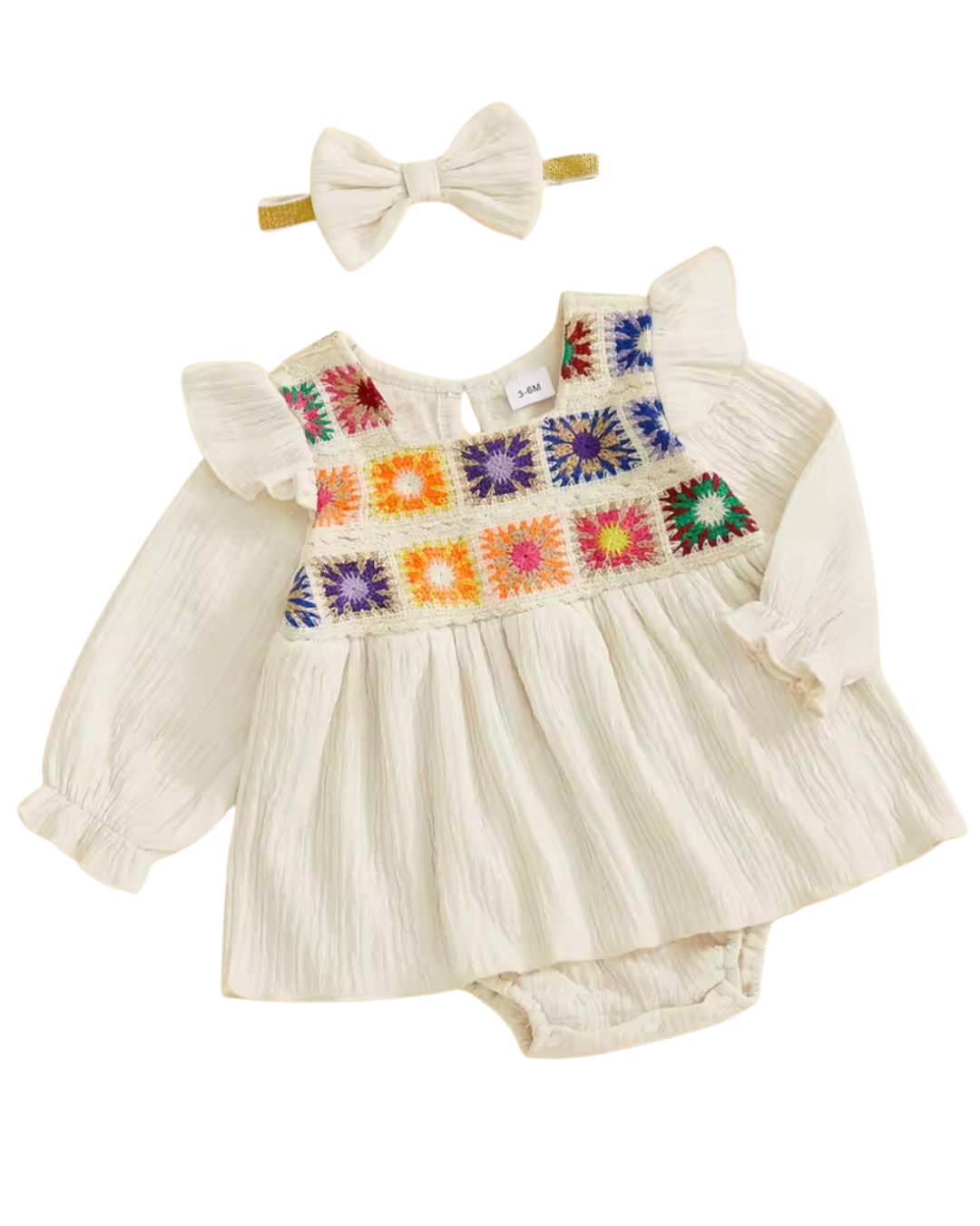 Vibrant Crochet Dress